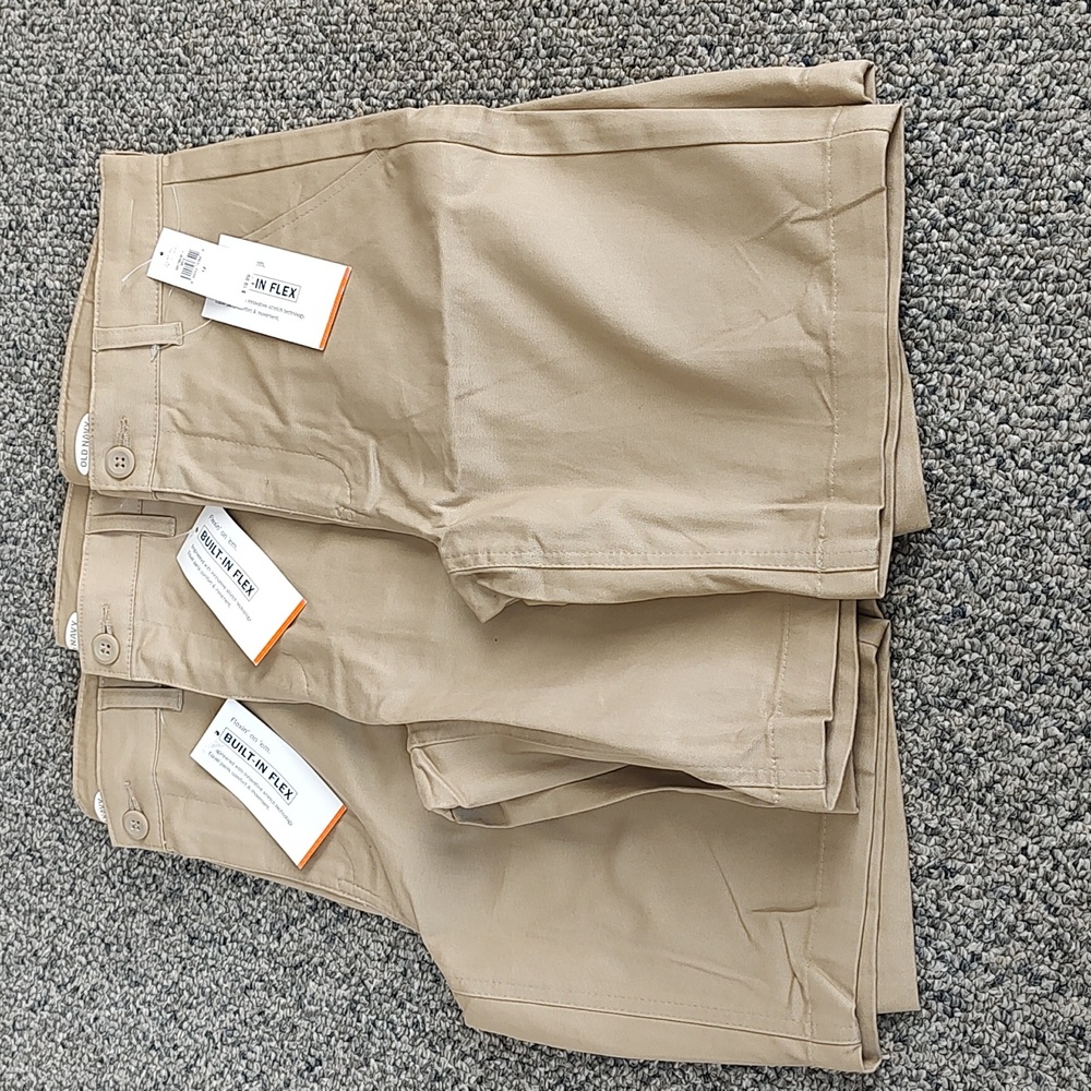 Old Navy Twill Straight Uniform Shorts for Boys